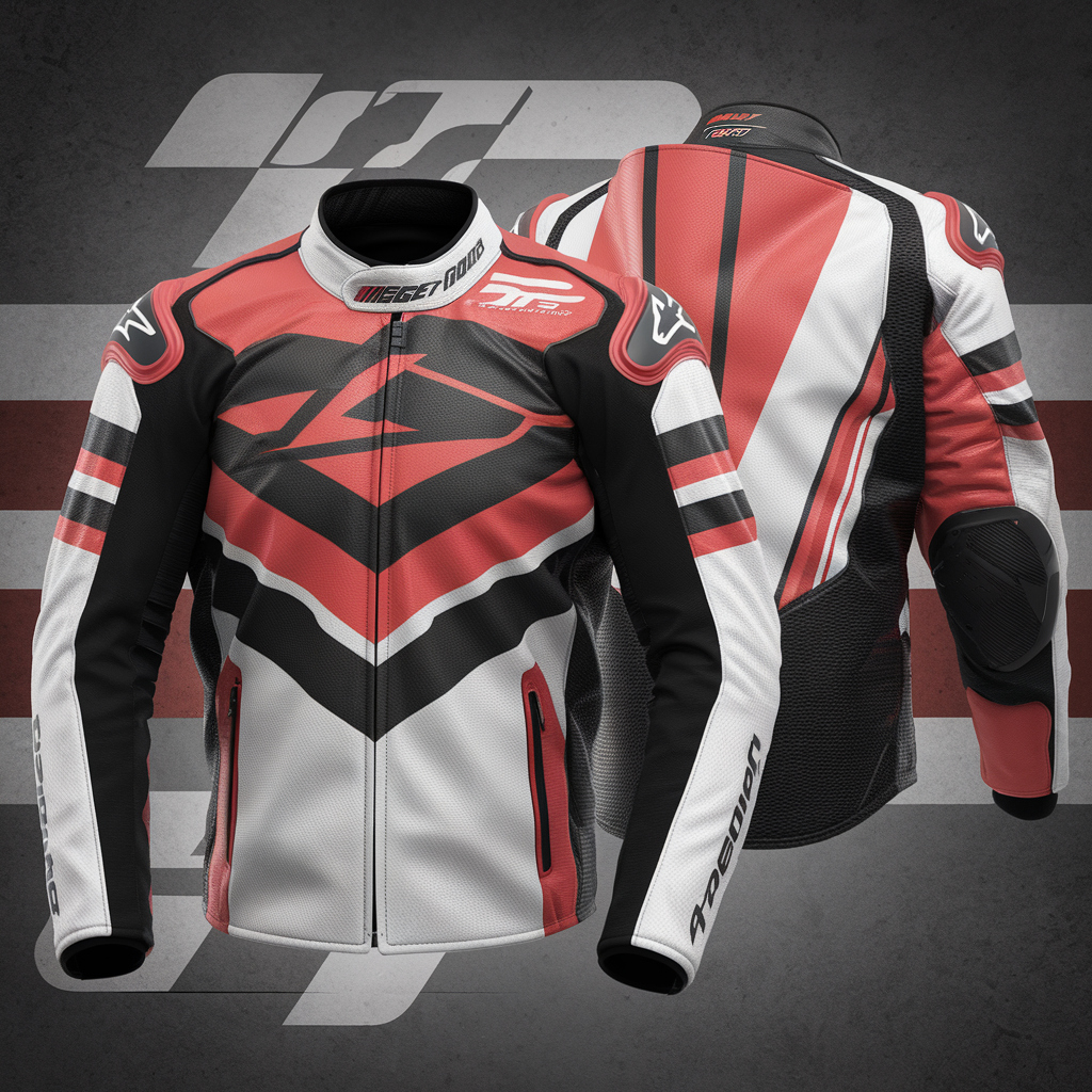CarbonEdge MotoGP 2025 Motorcycle Leather Racing Jacket