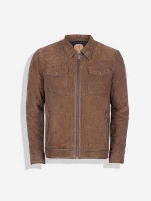 Dean Leather Jacket, Olive