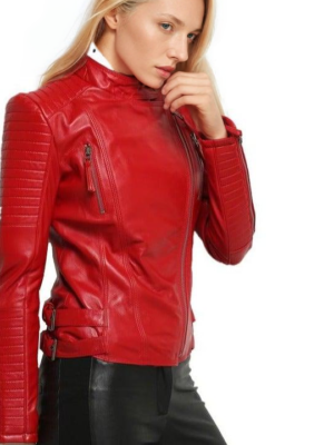 Grandeur 100% Real Sheepskin Coat Female Genuine Leather Jacket