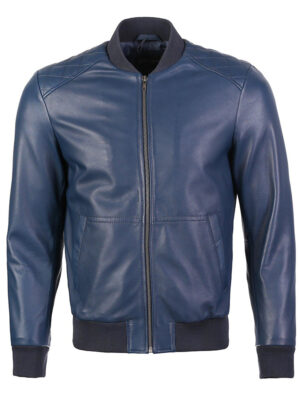 Greer Mens Wax Finish Sheep Leather Jacket