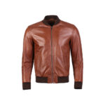 Greer Mens Wax Finish Sheep Leather Jacket