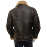 MEN BROWN AND GINGER AVIATOR JACKET ELBRIDGE