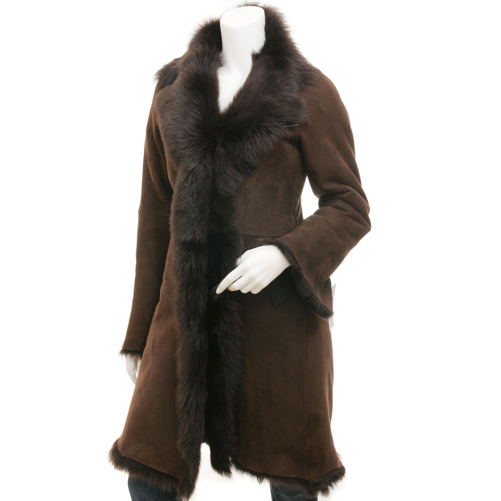 WOMEN TOSCANA SHEARLING IN BROWN ARLINGTON