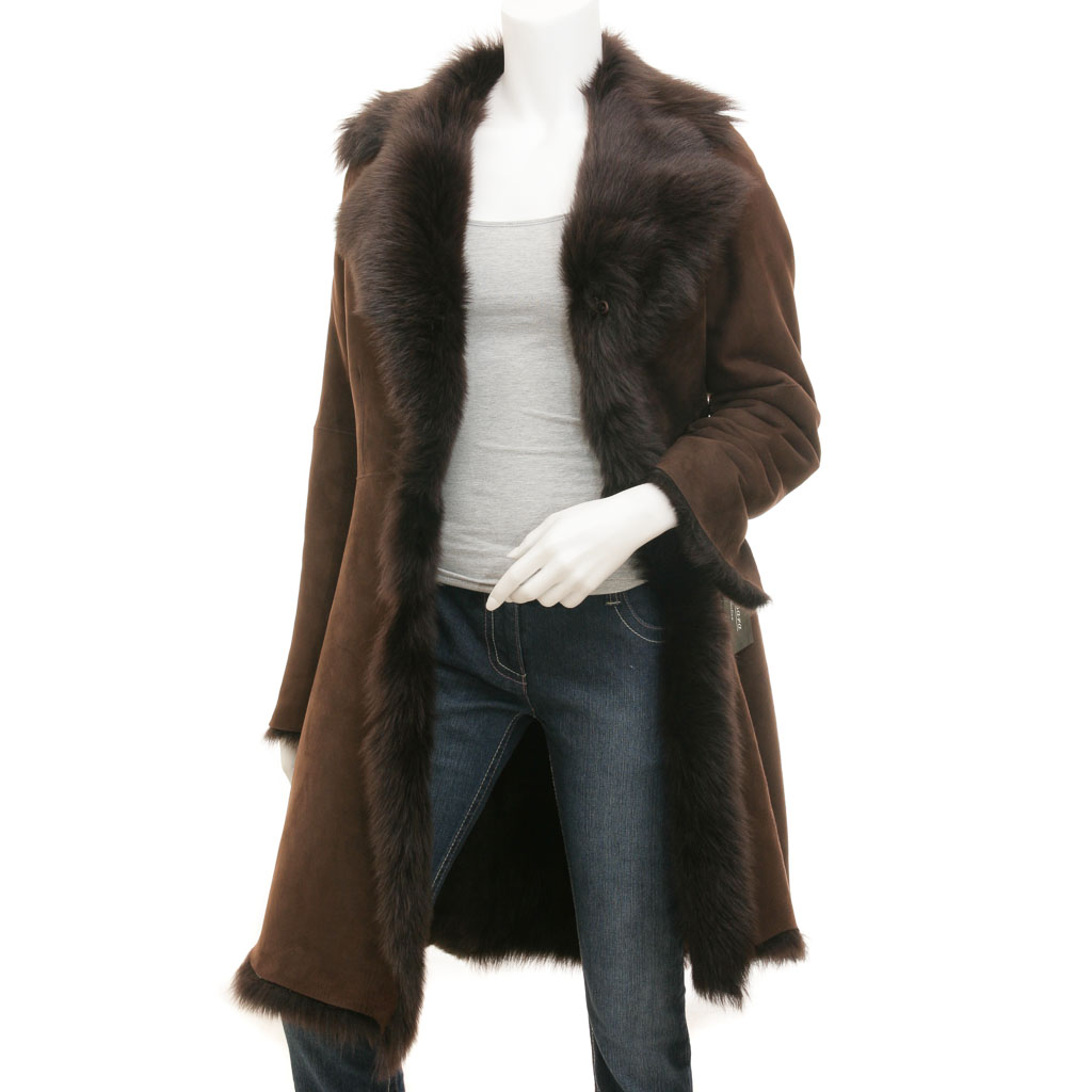 WOMEN TOSCANA SHEARLING IN BROWN ARLINGTON