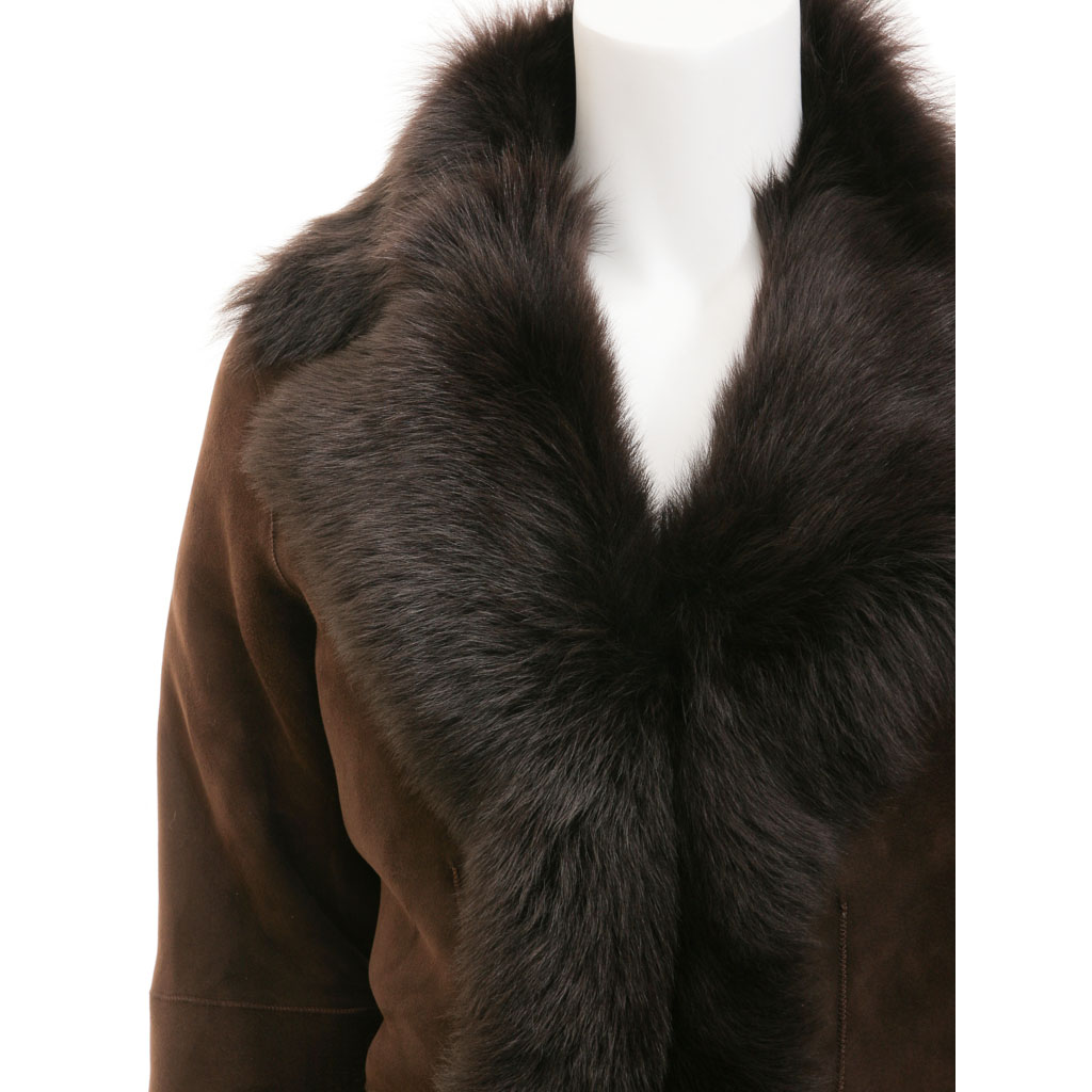 WOMEN TOSCANA SHEARLING IN BROWN ARLINGTON