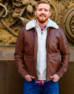 Harry Bomber Jacket Cognac