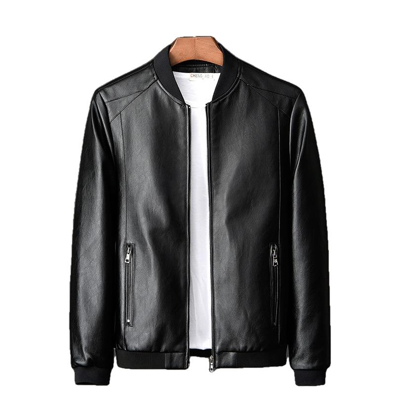God Is Always On Time Printed Religious Leather Jacket