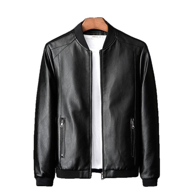 God Is Always On Time Printed Religious Leather Jacket