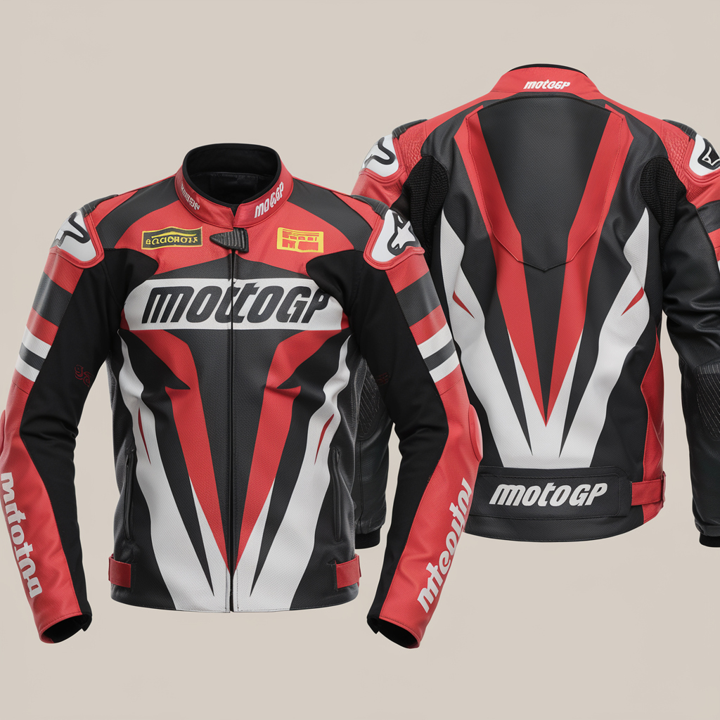TurboGrip MotoGP 2025 Motorcycle Leather Racing Jacket