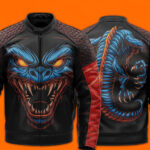 RevBoost Monster 2025 Motorcycle Racing Leather Jacket