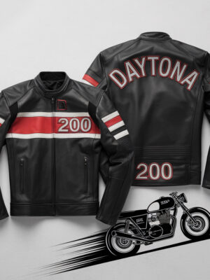 SpeedLegend Daytona 2025 Leather Racing Jacket