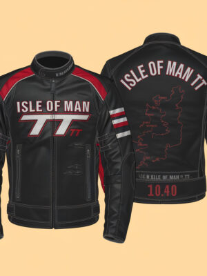 SpeedMaster Isle of Man 2025 Motorcycle Racing Leather Jacket