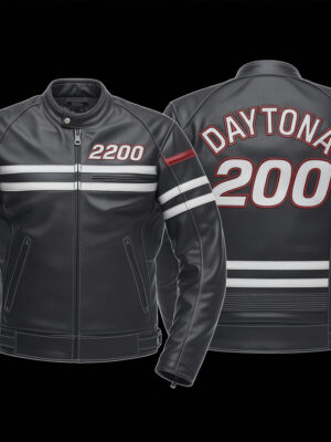 Daytona 2025 Motorcycle Racing Leather Jacket Precision Performance Gear