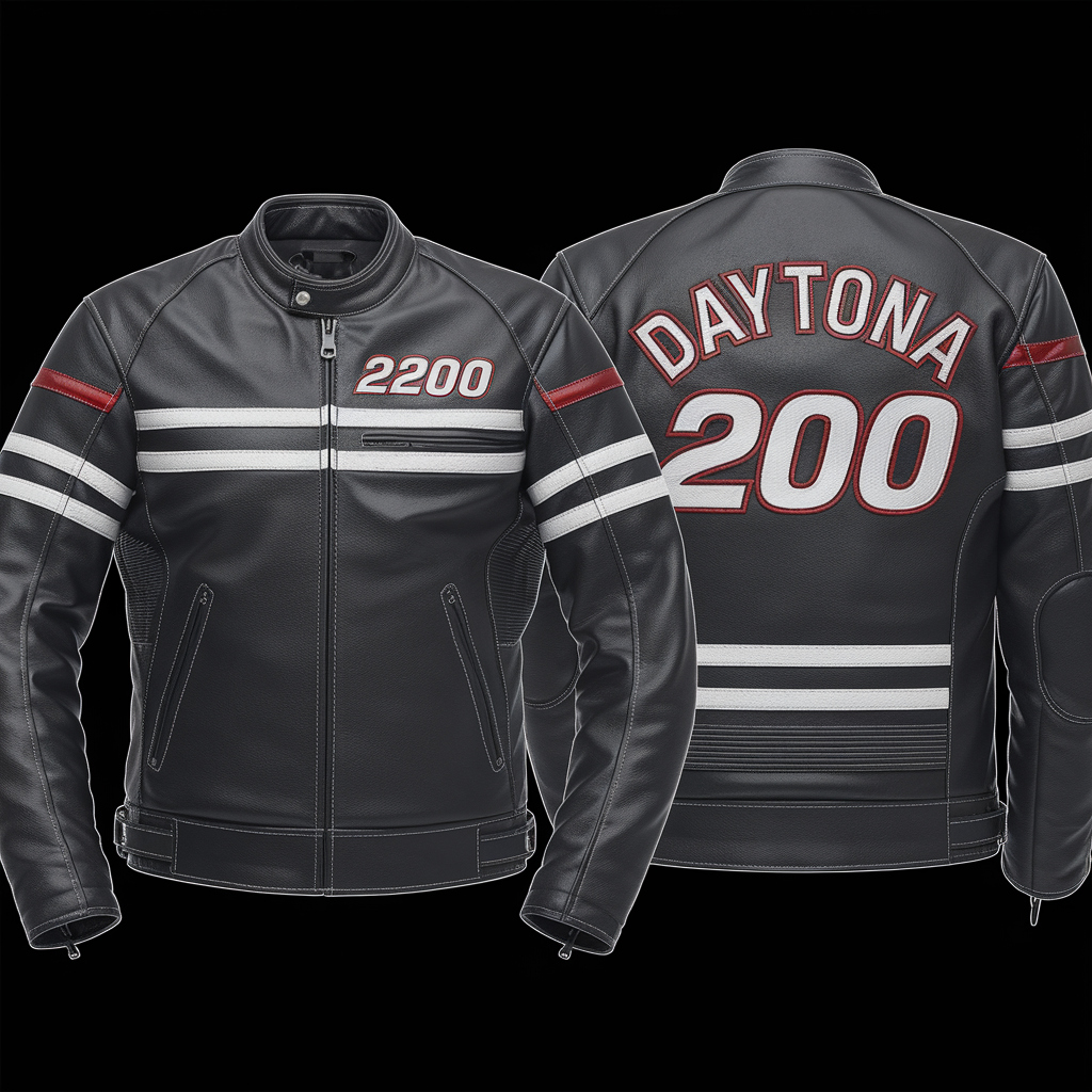 Daytona 2025 Motorcycle Racing Leather Jacket Precision Performance Gear