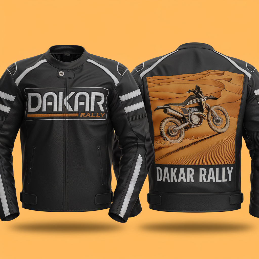 TrailBlazer Dakar Rally 2025 Motorcycle Leather Jacket