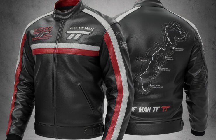 Isle of Man 2025 Motorcycle Racing Leather Jacket Premium Performance Gear