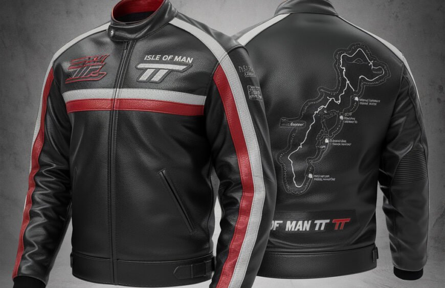 Isle of Man 2025 Motorcycle Racing Leather Jacket Premium Performance Gear