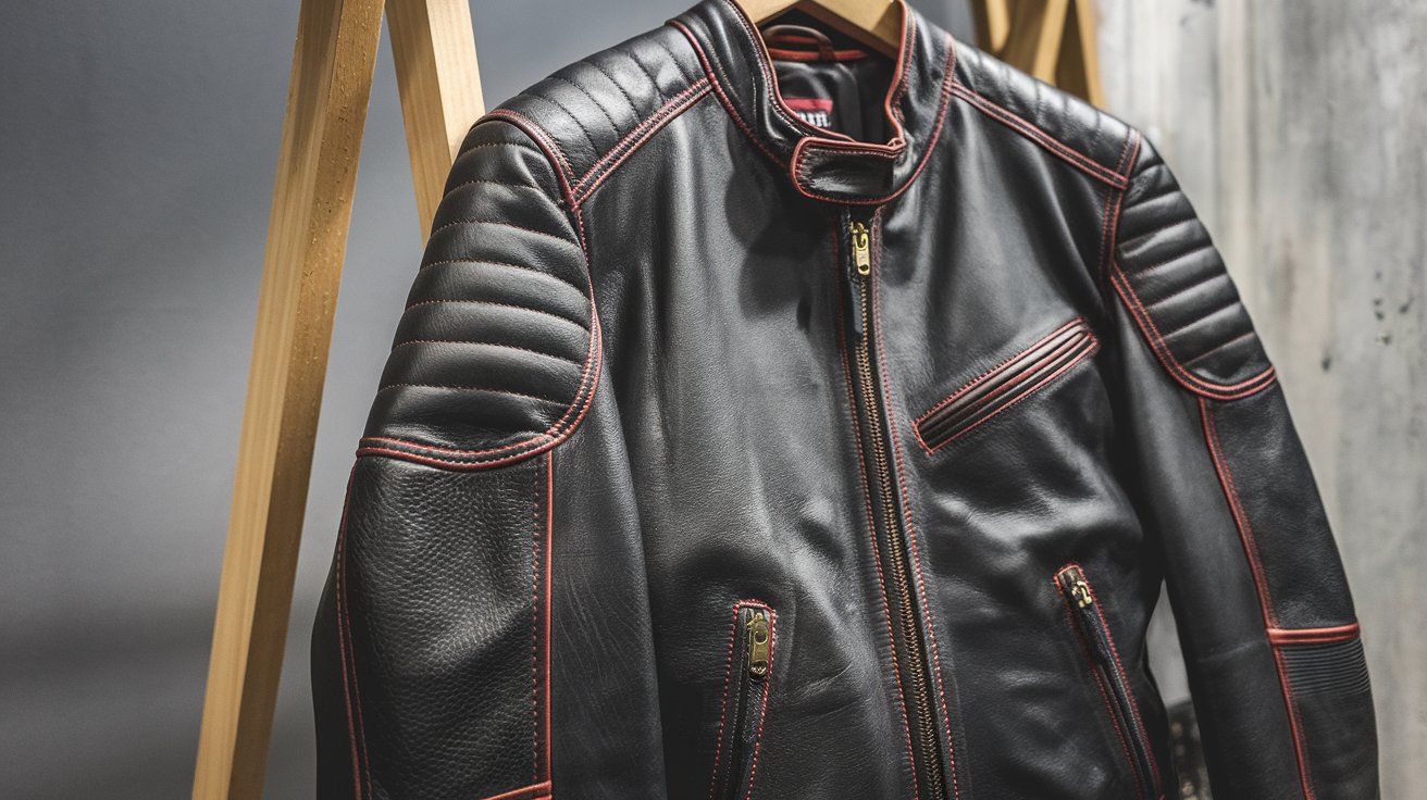 Lightweight Leather Biker Jacket