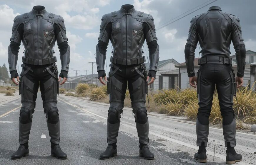 Motorcycle Leather Suit