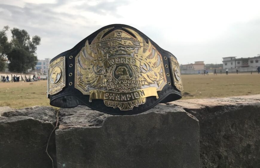 TNA HEAVYWEIGHT 24K GOLD Championship Belt