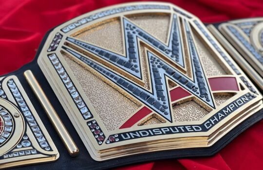 Wrestling style charity tournament championship belts used as event prizes