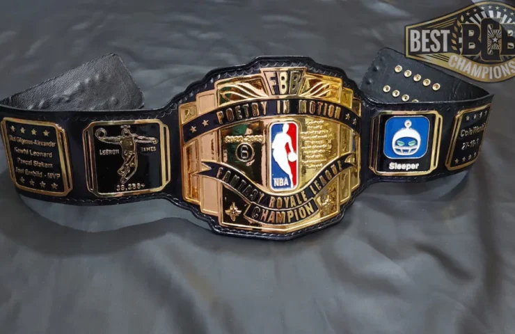 fantasy basketball title belts championship design