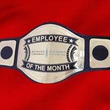 employee of the month championship belt
