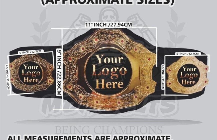custom championship belt measurement
