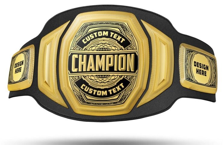 Blank vs custom championship belts comparison for events