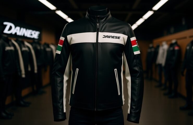Dainese HF D1 wholesale leather motorcycle jacket showroom display