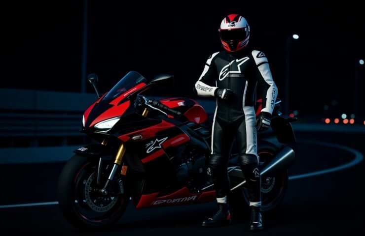 alpinestars gp force wholesale leather racing suit track design
